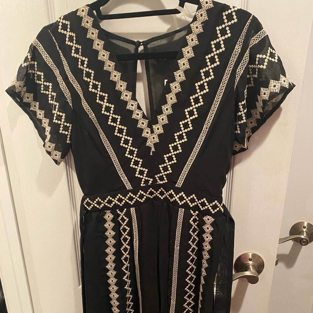 High-Low Patterned Dress